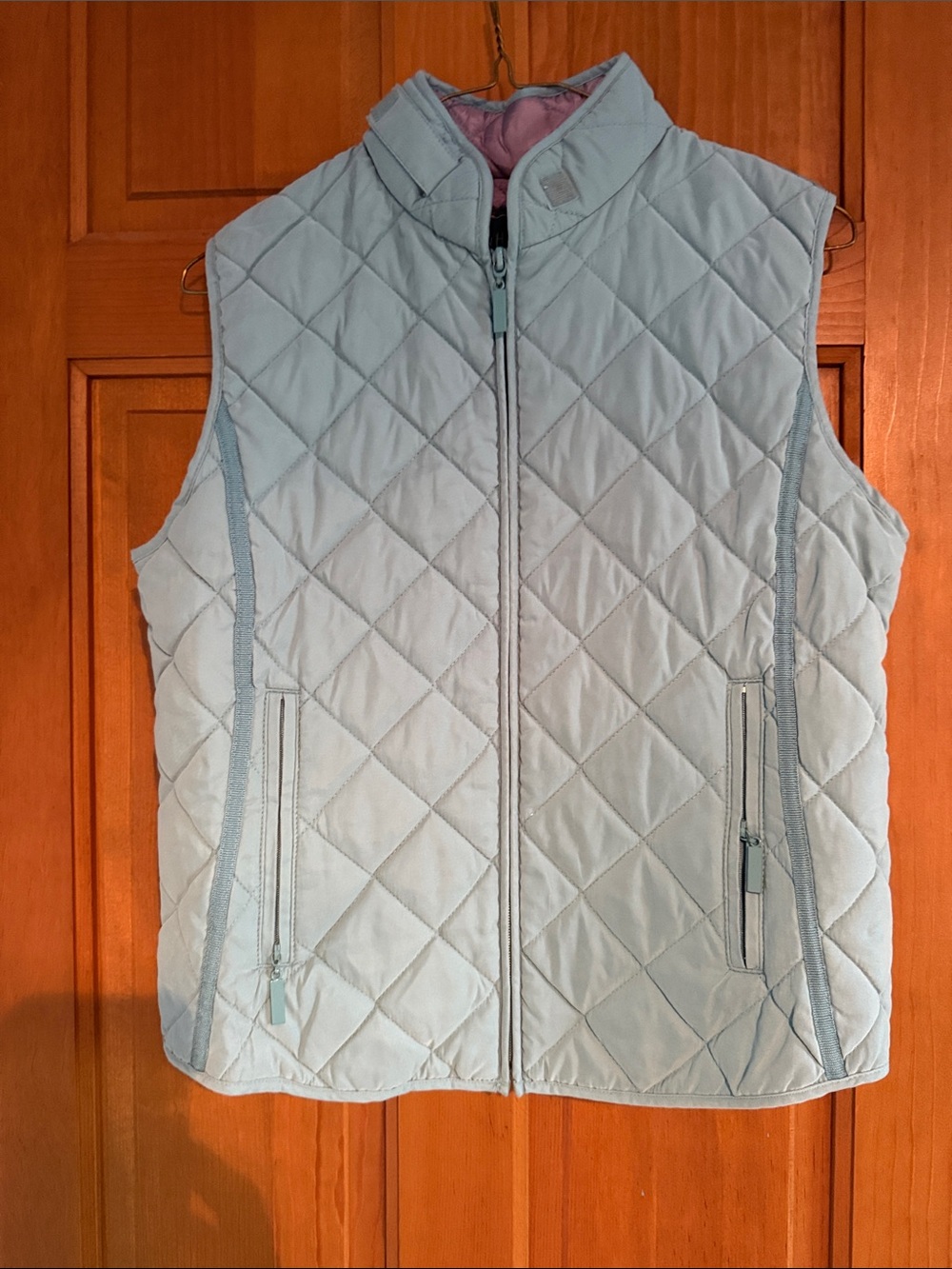 Van Heusen Pale Blue Quilted Women's Vest
